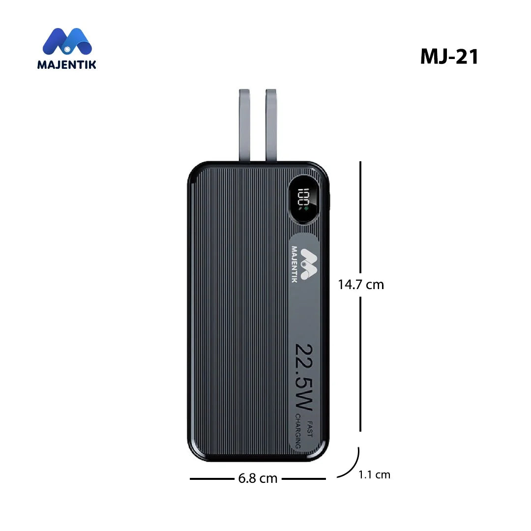 Power Bank MJ-21 10000mAh 22.5W انحف باوربانك في مصر