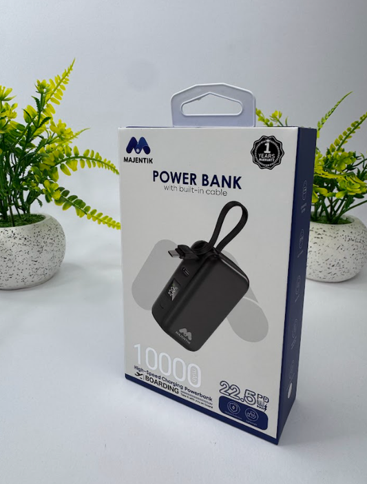 majentik mj-34 (10000mAh | 22.5W) اصغر باوربانك في مصر