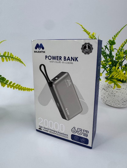 majentik mj-33 (20000mAh | 65W) اقوي باوربانك في مصر