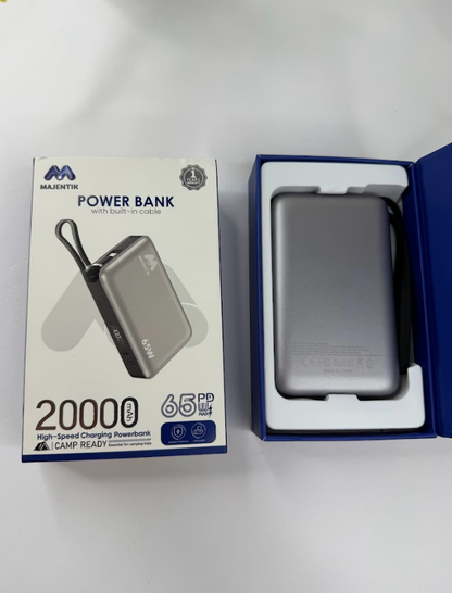 majentik mj-33 (20000mAh | 65W) اقوي باوربانك في مصر