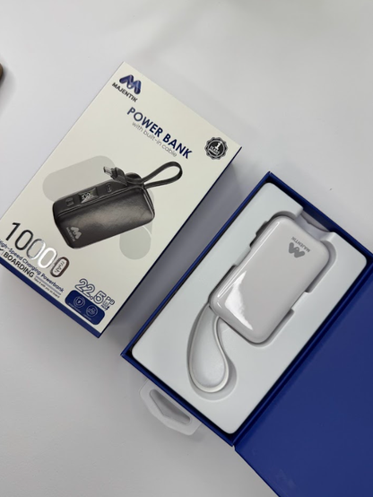 majentik mj-34 (10000mAh | 22.5W) اصغر باوربانك في مصر